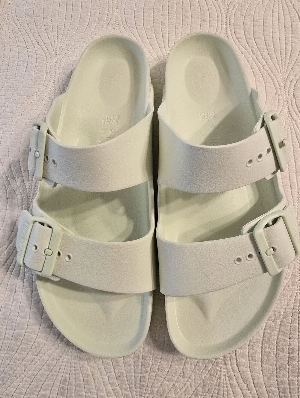 NWOT Birkenstock Mint Ladied Two-Buckle EVA Slide Sandals